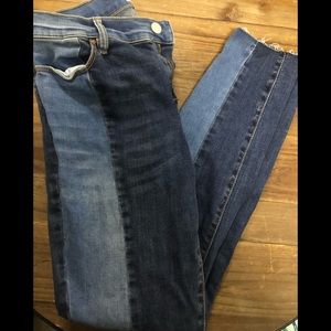 2 tone PacSun skinny jeans